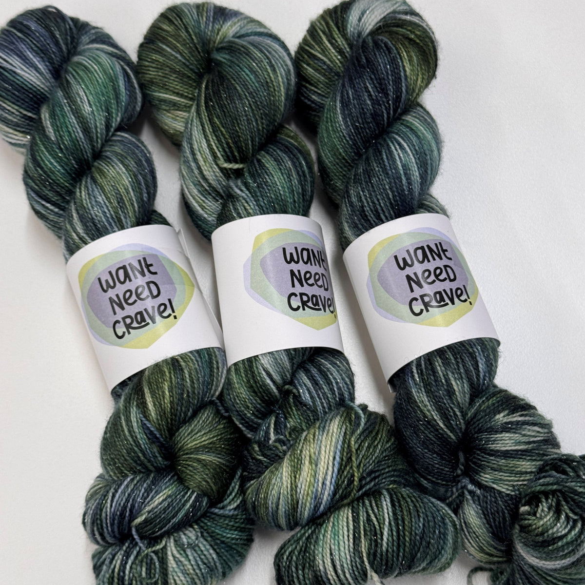 Want Need Crave Astro: 4ply, Merino Sparkle